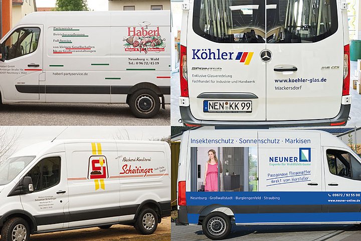 Fahrzeugbeschriftungen