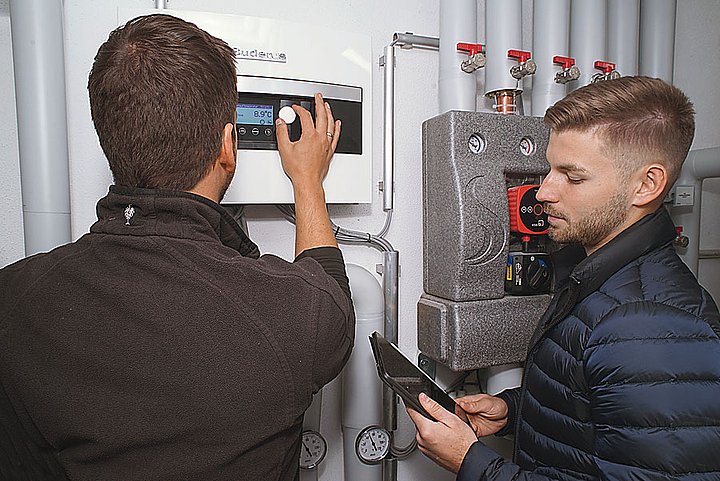 Mitarbeiter am Arbeiten