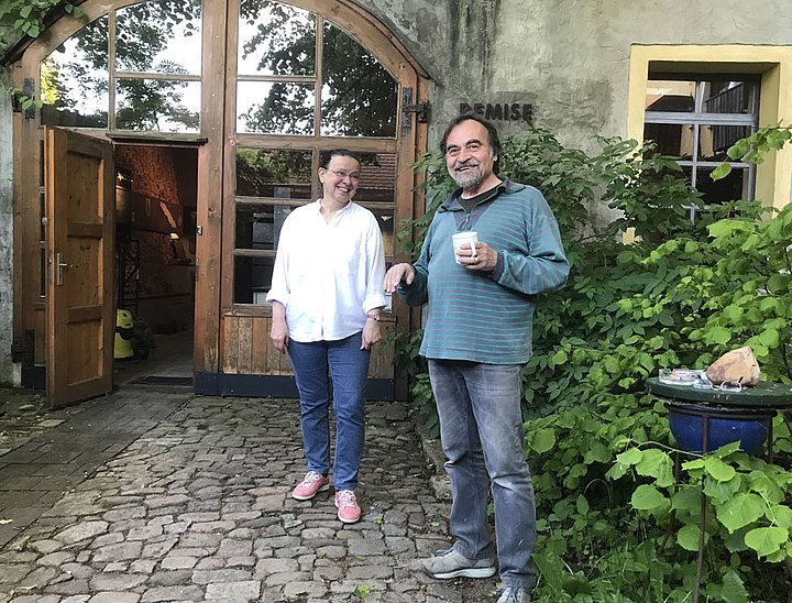 Dr. Gabriele Ziegler und Franz Grundler